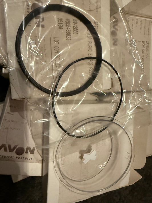 Original-Ersatzlinsen für die Avon S10 Gasmaske